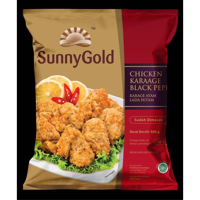 Chicken Karage Black Pepper (Sunny Gold) (Indonesia)