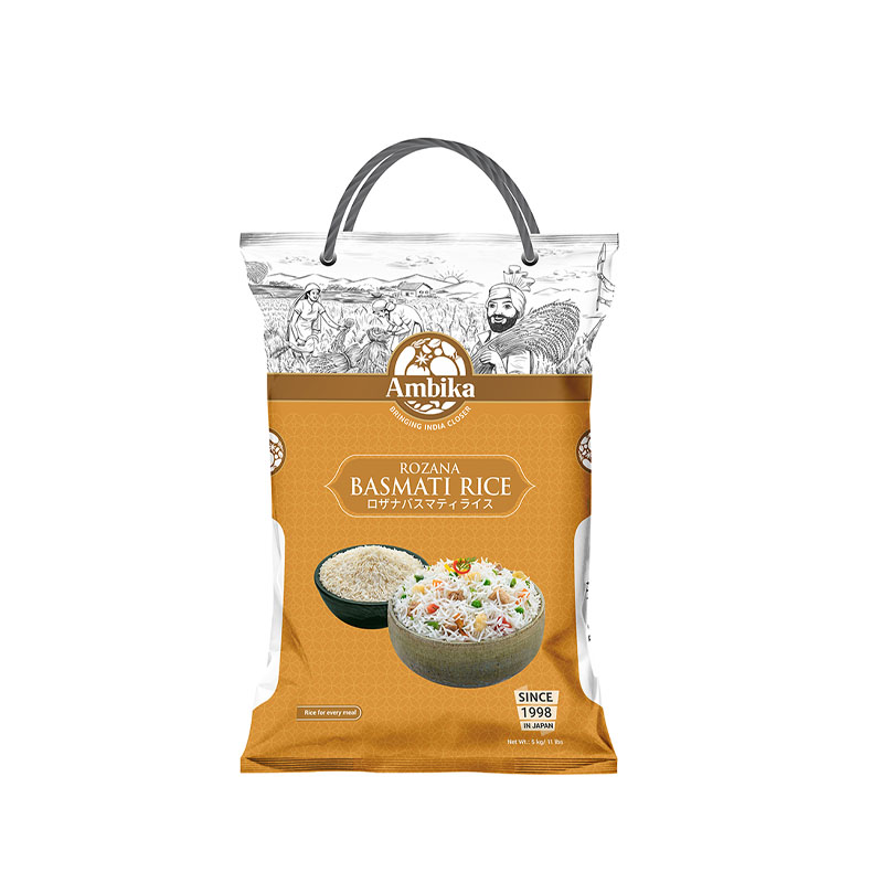 Rozana Basmati Rice (Ambika) 4X5kg !Only Dry Stuffs Be Added With This Parcel !