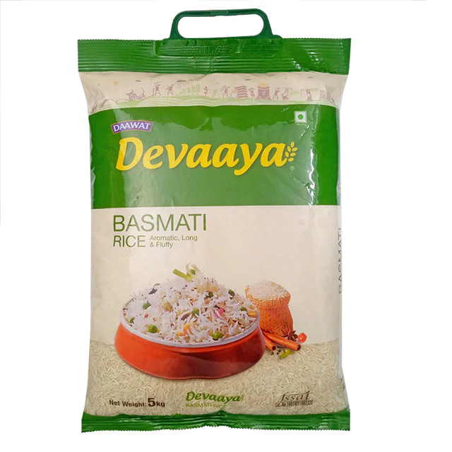 Devaaya Indian Basmati Rice (Daawat) 5kg