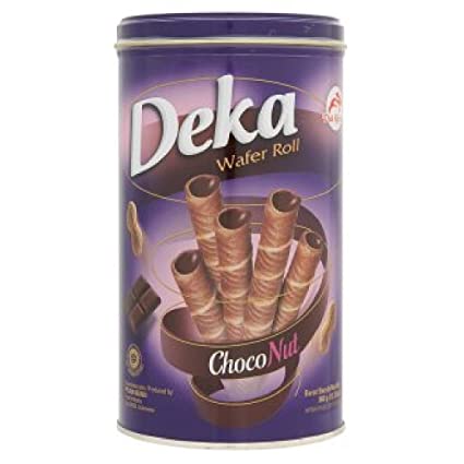 Deka Wafer Roll Choco Nut 300g
