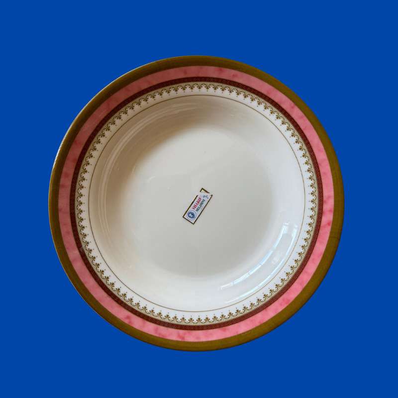 Melamine Bowl (Pink & Gold)