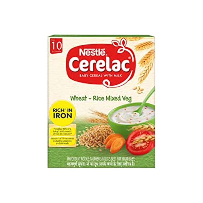 Cerelac (Wheat-Rice Mixed Veg)(10 to 24 Months)