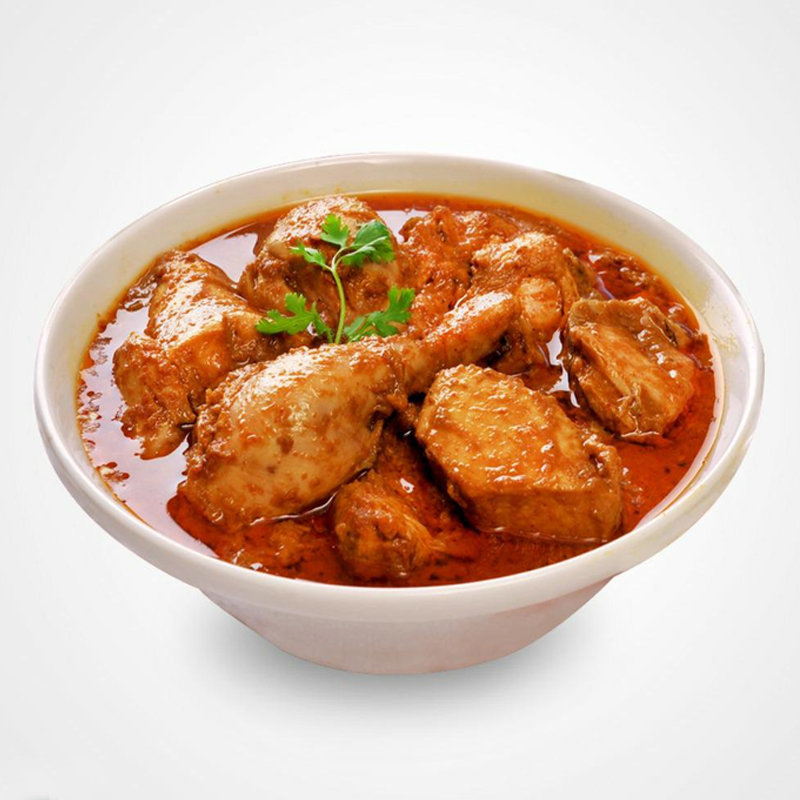 Cooked Chicken Jhal Fry/Bhuna Chicken <Baticrom>